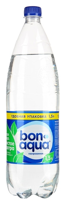 Вода Бонаква 1л газ пэт