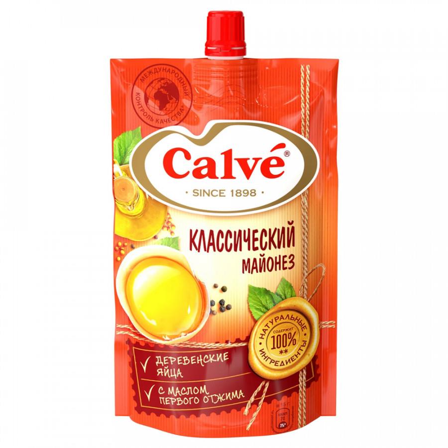 Майонез Кальве 200г Классический 50% д/п