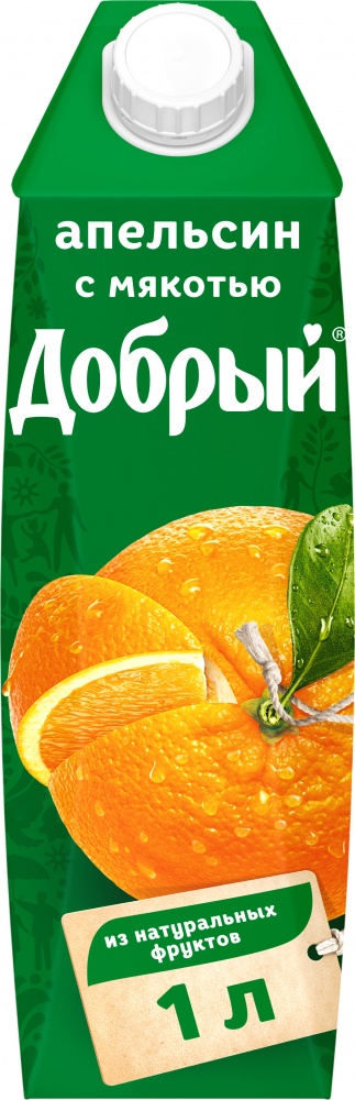 Нектар Добрый 1,0л апельсин
