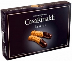 Печенье Каза Ринальди 150г Круми в шоколадной глазури