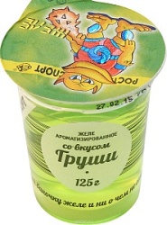 Желе Ростагроэкспорт 125г Груша стакан