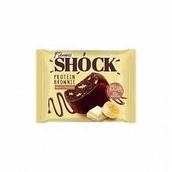 Брауни Фитнес Шок 50г Банановый протеин 15%