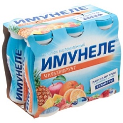 Напиток кисломол Имунеле 100г Мультифрукт 1,2%