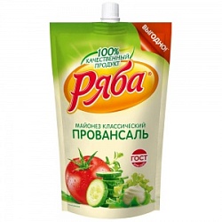 Майонез Ряба 350г Провансаль Классический 50,5%