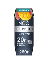 Коктейль молочный NEO 260г Манго-Гуава 0%