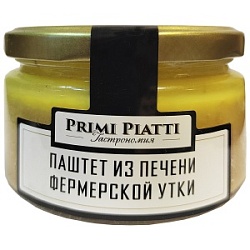 Паштет Прими Пиатти 180г из печени фермерской утки с/б