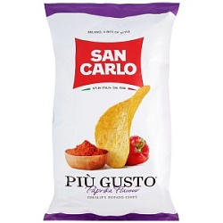 Чипсы Сан Карло 150г картоф.со вкусом паприки
