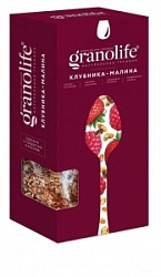 Гранола Гранолайф 200г мюсли запеченные Клубника-малина