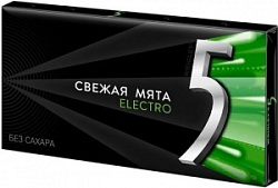 Жевательная резинка Ригли Five 15,6г Свежая мята