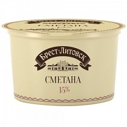 Сметана Брест Литовский 180г 15% ст