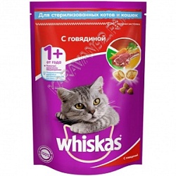 Корм Вискас 350 гр паштет говядина